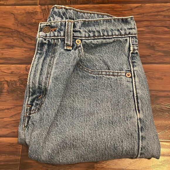 Vintage Levi’s 511 Blue Distressed Denim Jeans - Picture 1 of 11